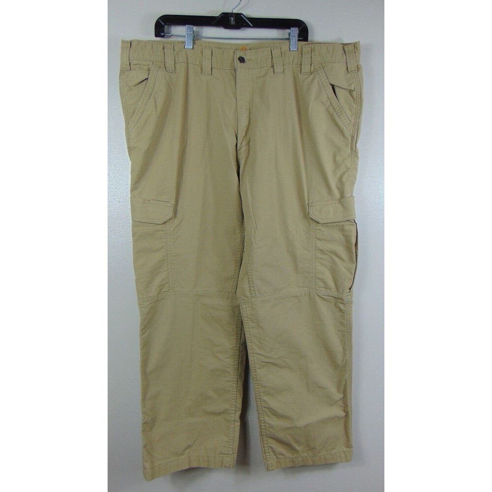 Carhartt BN200-M Ripstop Work Pants Men’s 44x30 Khaki (Measures 42x28)